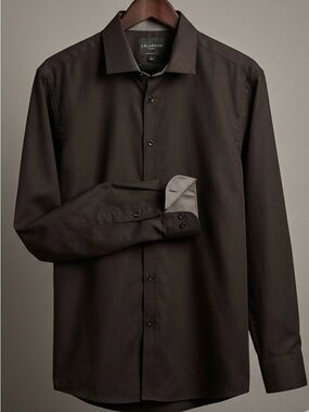 Men’s Black Dress Shirt - Long Sleeve